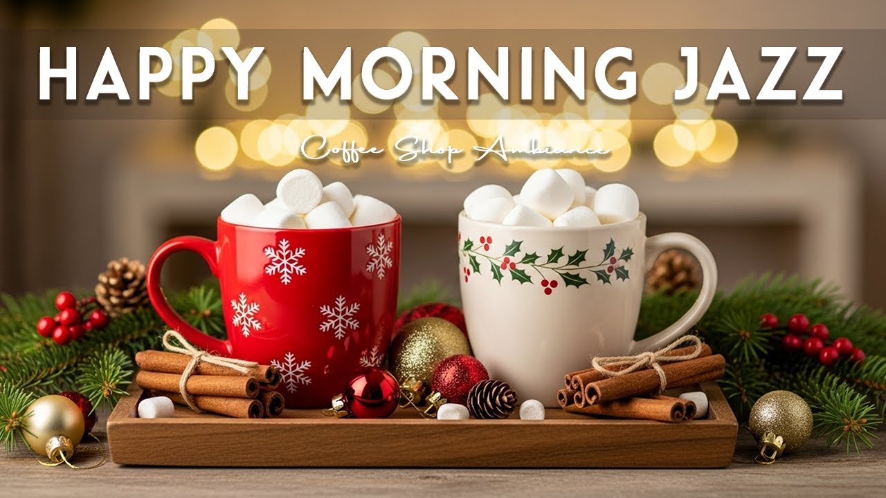 Happy Morning Jazz ☕ Coffee Shop Ambiance & Positive Jazz Cafe Music for Relaxation