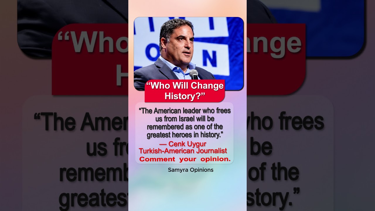 Cenk Uygur Makes Controversial Statement on U.S.&ndash;Israel Relations#trendingnow