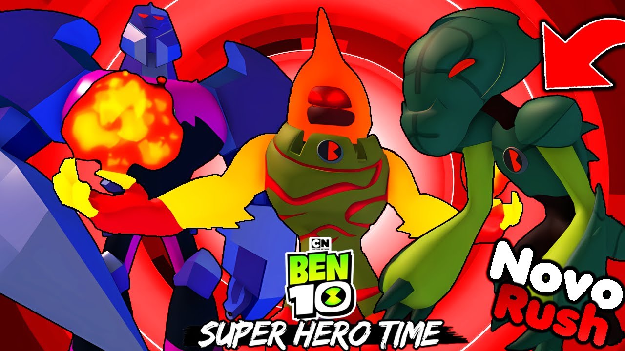 BEN 10 SUPER HERO TIME PEGUEI O NOVO ALIEN RUSH DO KEVIN 11 SERÁ QUE VALE A PENA?! (NOVO EVENTO)