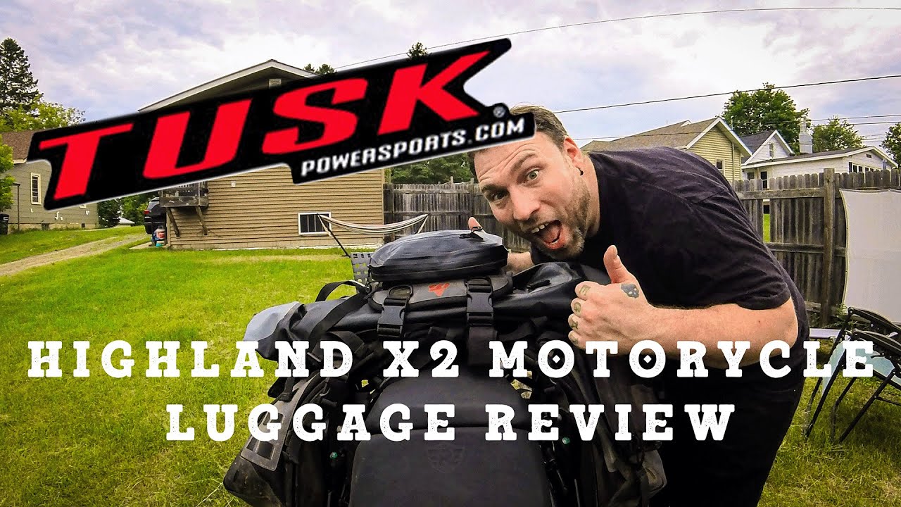 Tusk Highland X2 - Adventure Motorcycle Luggage Review