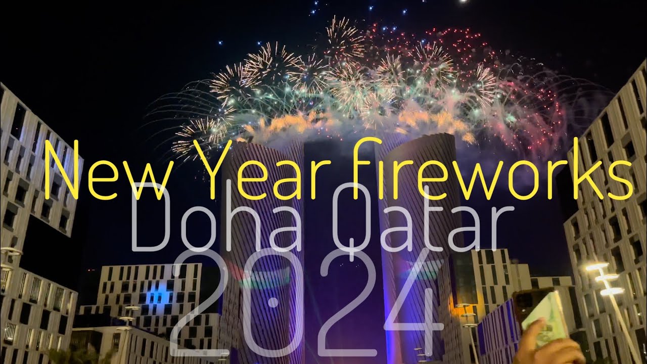 New year fireworks 2024 Doha, Qatar