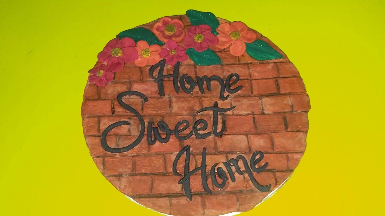 Easy DIY Wall Decor || Trending || Brick theme || Home sweet home || Wall Decor ideas || Home Decor
