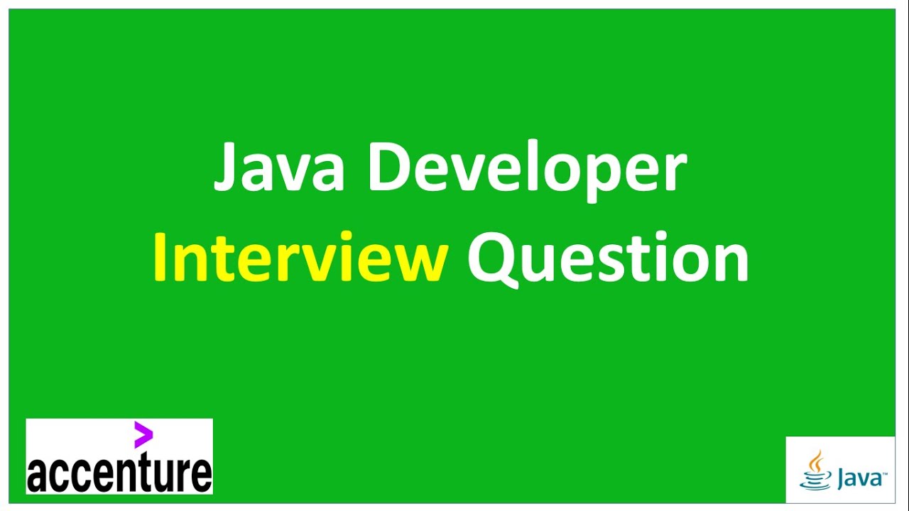 Java Developers Interview Questions Asked in Accenture