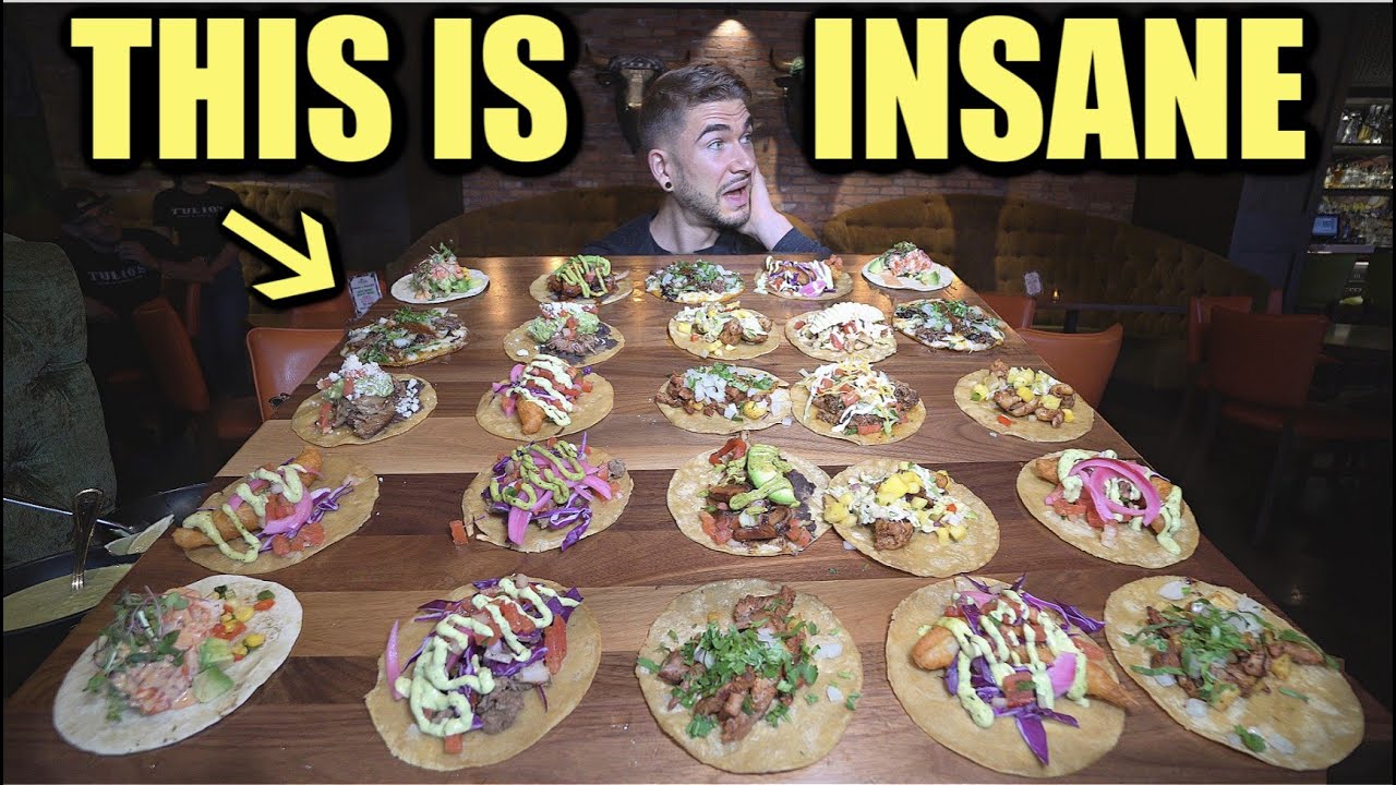 THIS $200 LOBSTER TACO CHALLENGE HAS NEVER BEEN COMPLETED! Joel Hansen