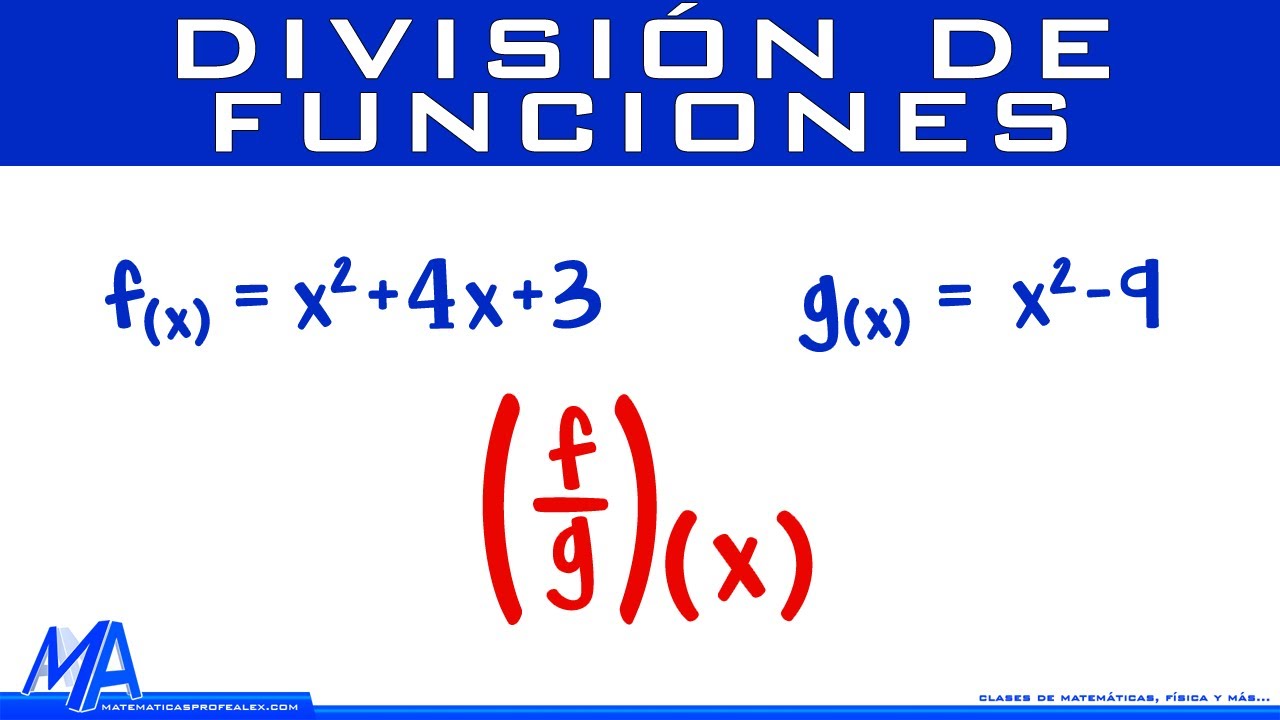 Divisi&oacute;n de funciones