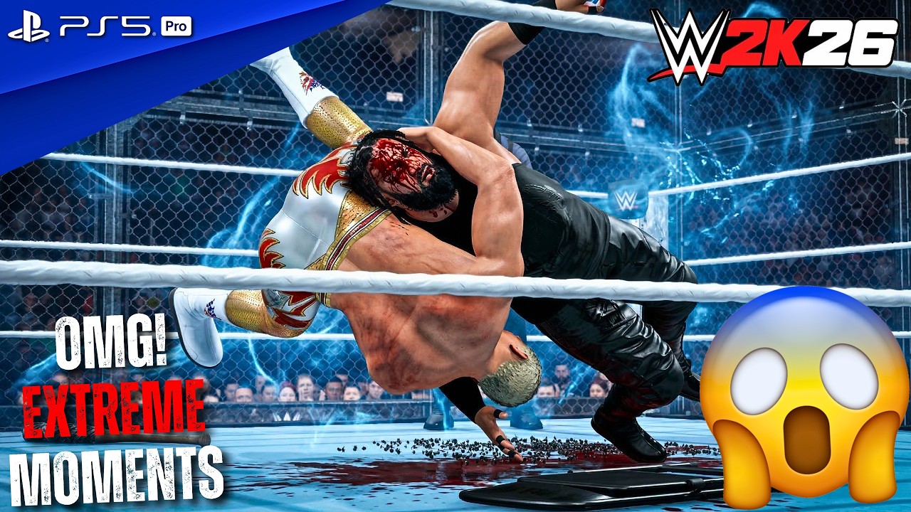WWE 2K26 - Джейкоб Фату против Коди Роудса (чемпион) - Матч 