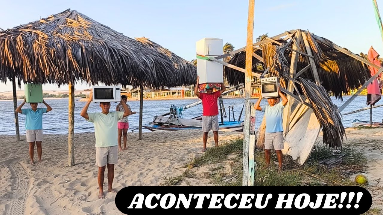 OS ESTRAGOS CAUSADOS - FENÔMENO NATURAL PRAINHA  AQUIRAZ CEARÁ