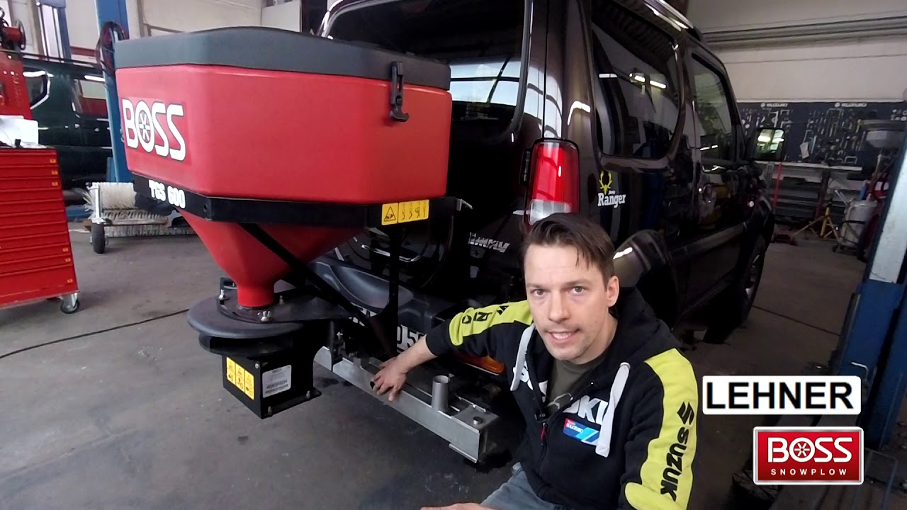 Edelstahl Schwenkkonsole SUZUKI Jimny für LEHNER und THE BOSS Streuer