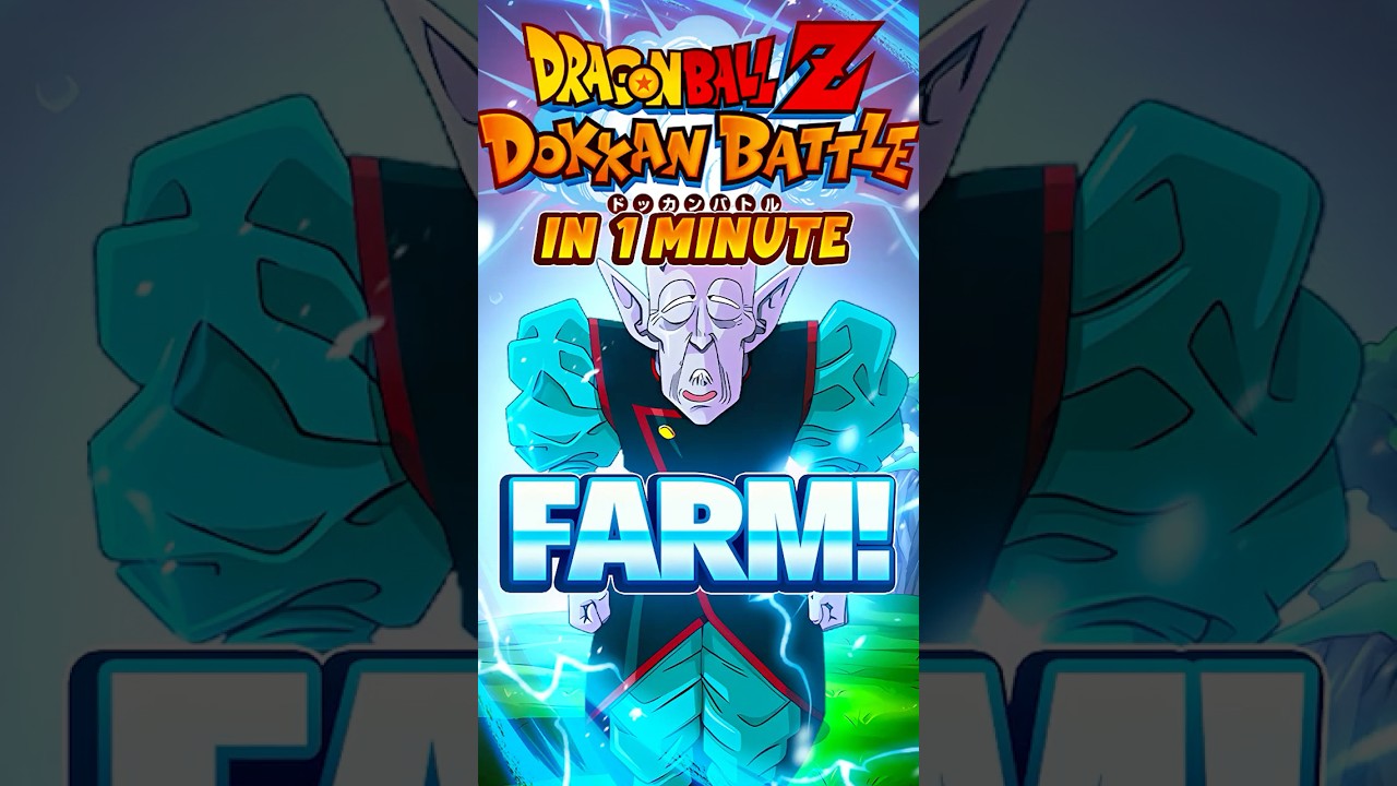 DOKKAN Kai Farming Guide in One Minute! #shorts