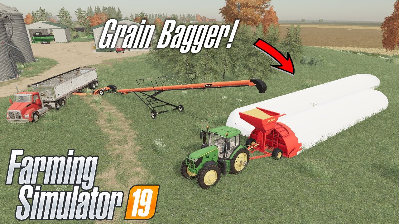 Out of bin space!  Using Akron Grain Bagger to store excess corn - MN Millennial Farmer map - EP61