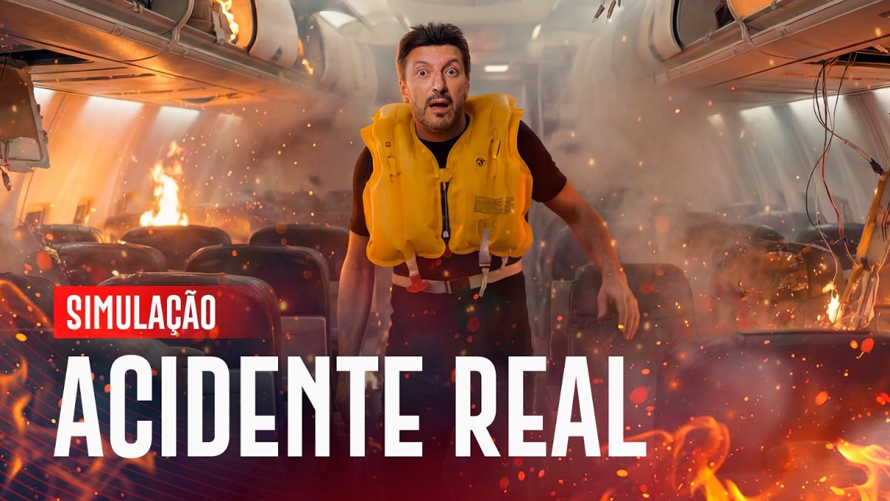 Acompanhamos uma simulação de Acidente Aeronautico! | EP.1411