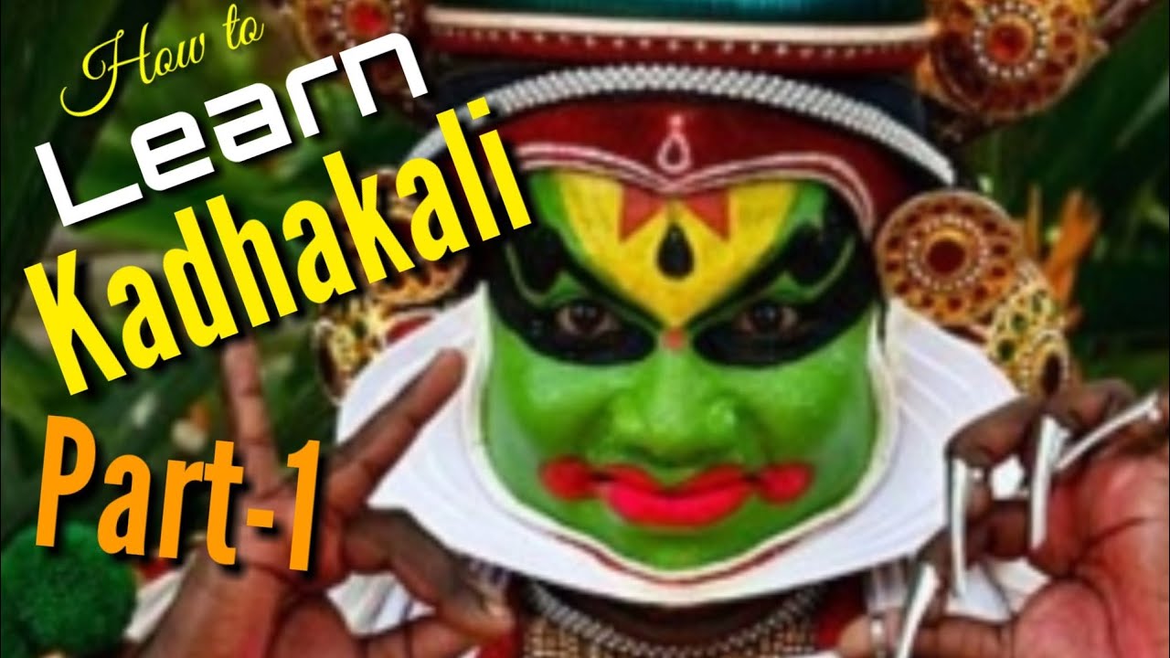 How to learn kadhakali in kerala mural style simple method 