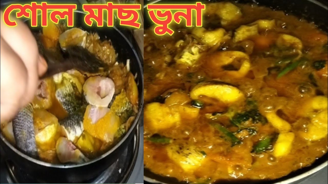 শোল মাছ রেসিপি এই ভাবে রান্না  করলে।  মাংস খাওয়ার কথা একদম ভুলে যাবে। 