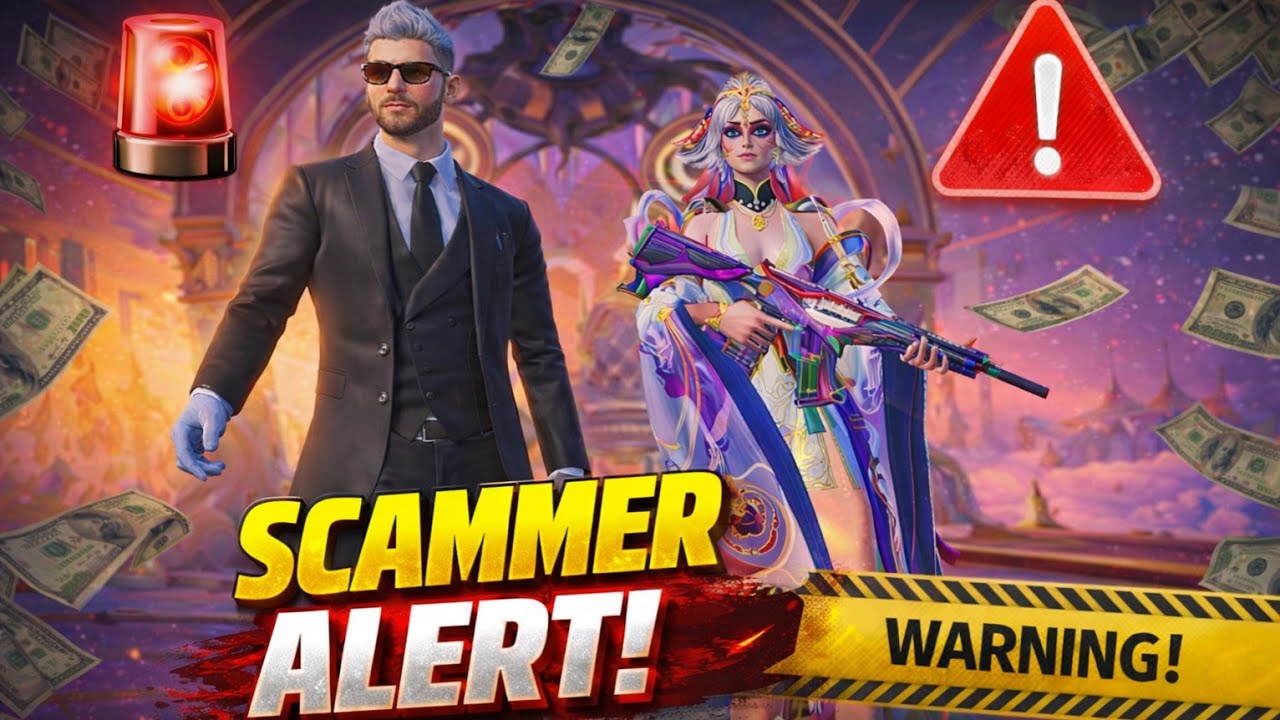 BGMI ACCOUNT SCAMMER ALERT 🤬 @BattlegroundsMobile_IN 