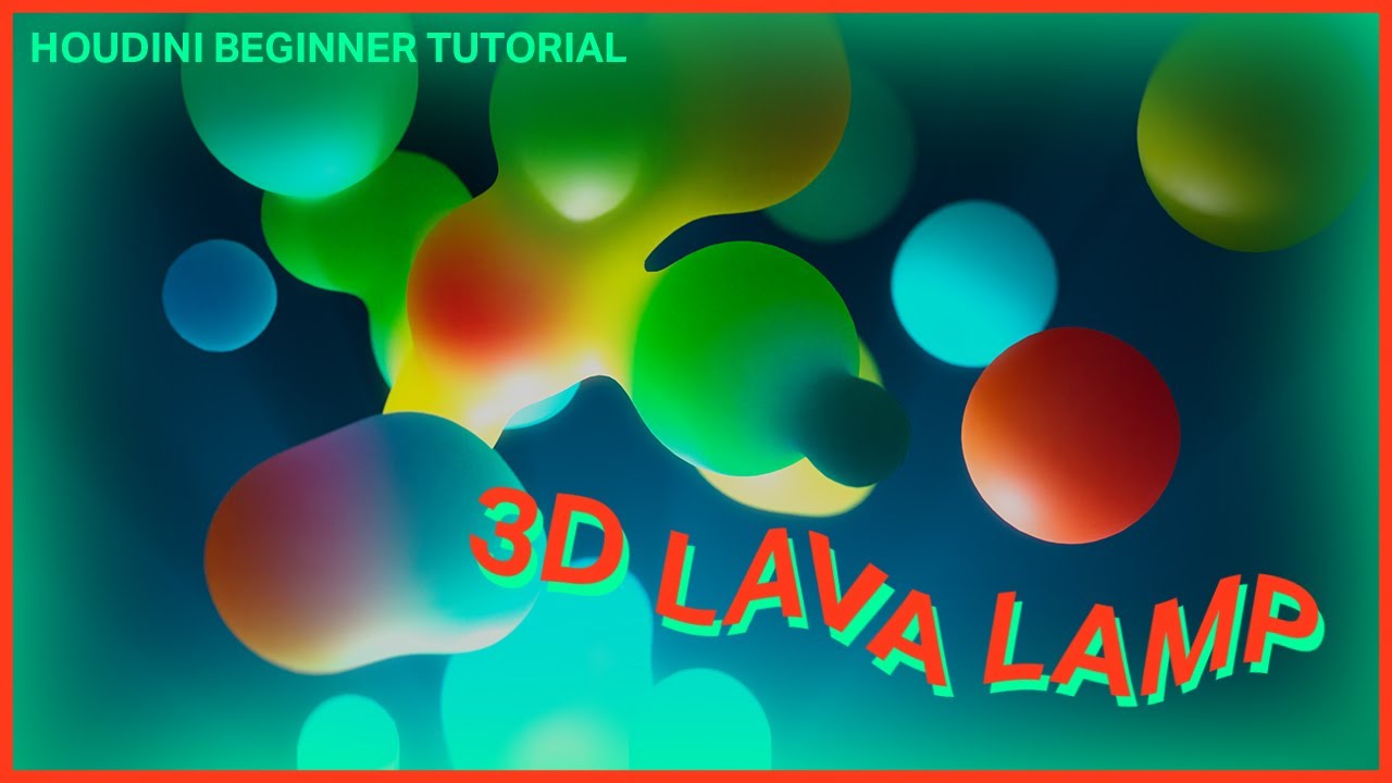 Houdini Beginner Tutorial | Mograph Lava Lamp