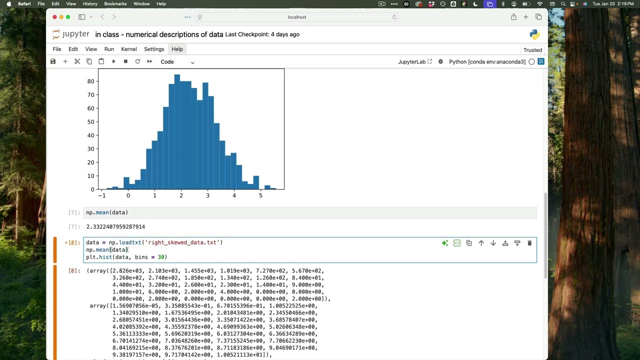 05. Numerical Descriptions of data - part 1