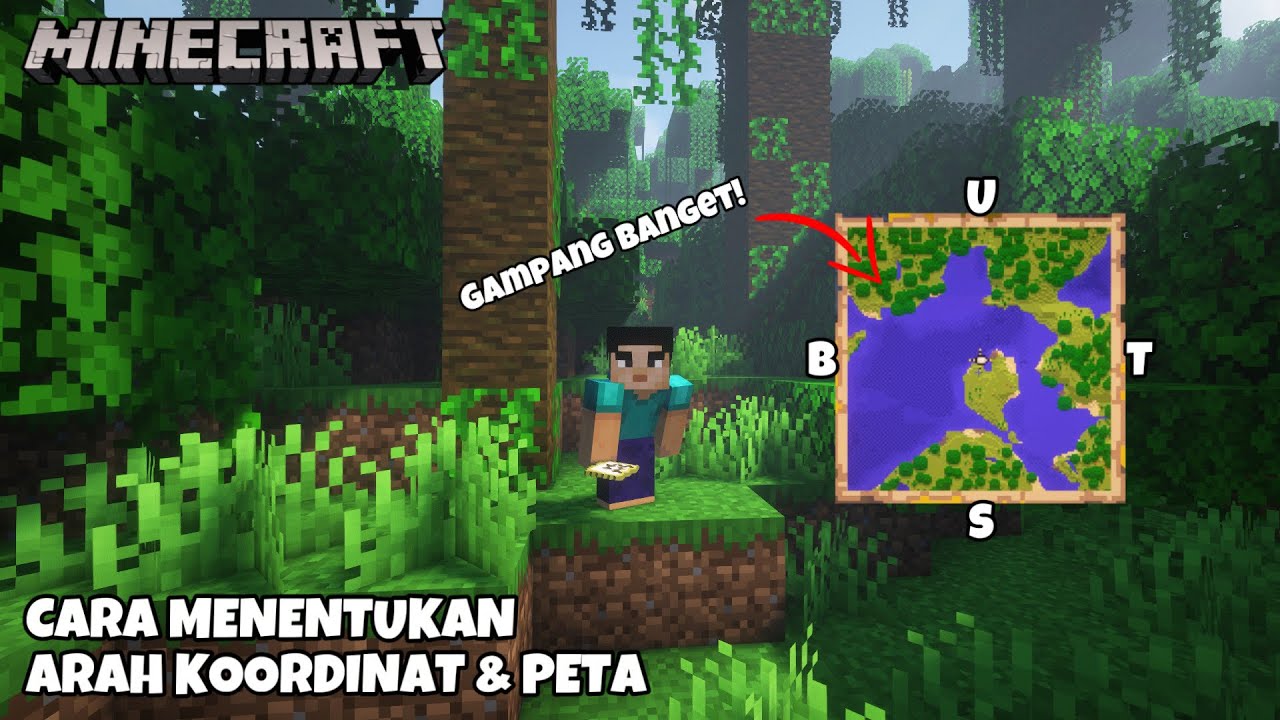 Biar Nggak Nyasar! Ini Cara Baca Koordinat & Peta di Minecraft Dengan Mudah