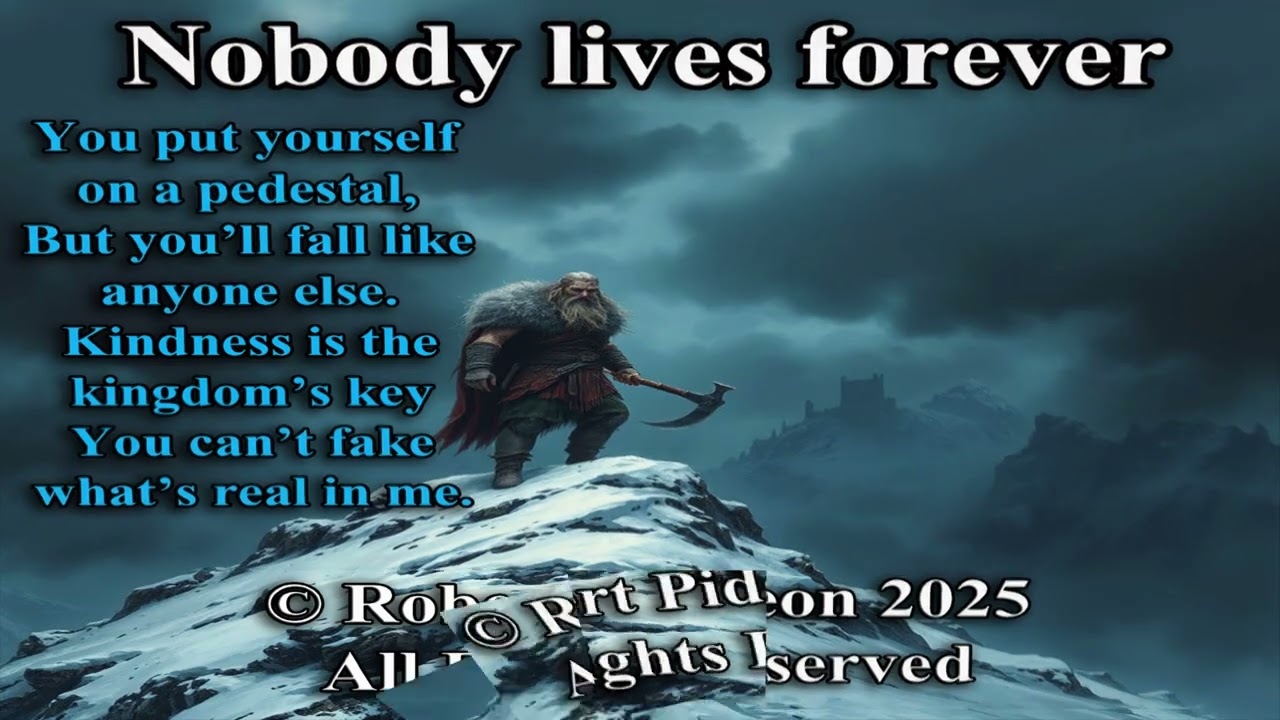 Nobody Lives Forever – Raw Studio Vocal Performance | Hard Rock Ballad of Faith & Purpose