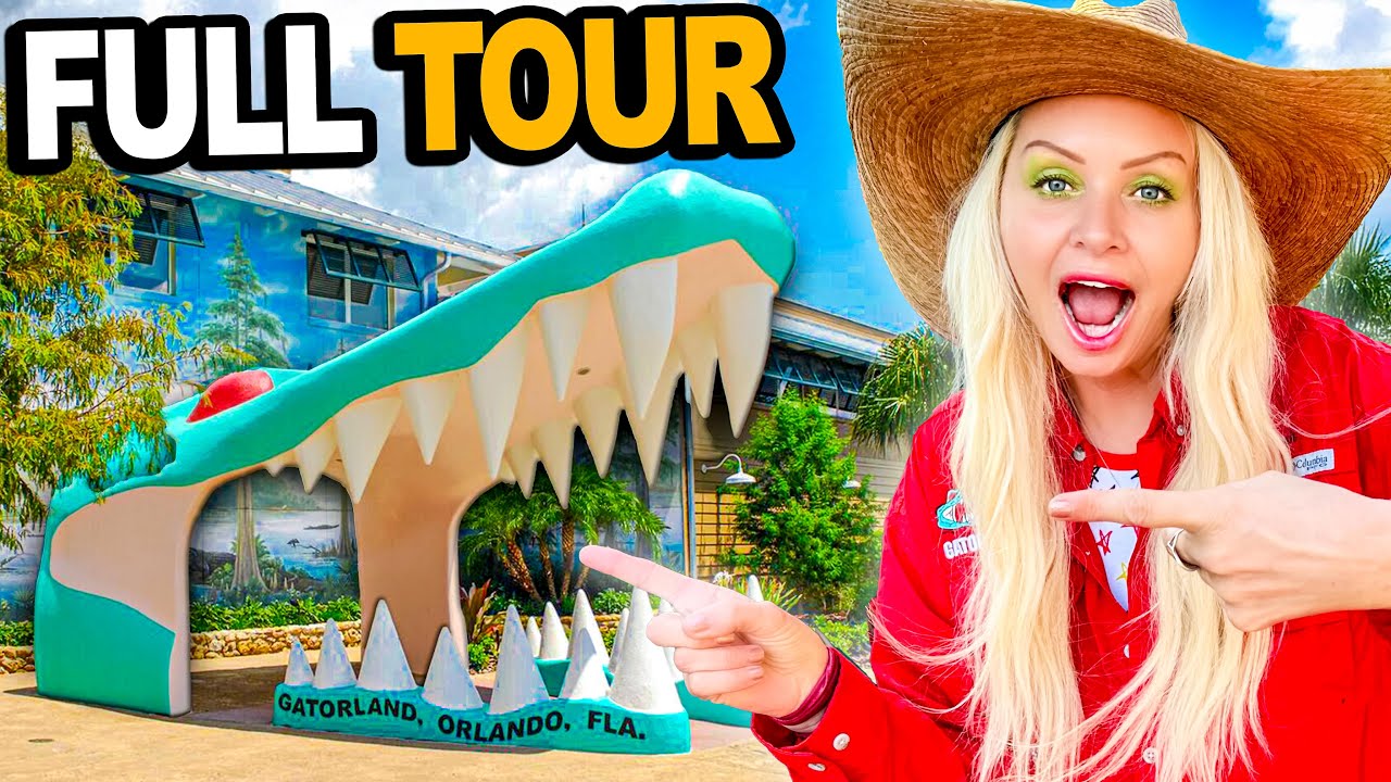 Complete Tour Of Our Gigantic Alligator & Crocodile Park! (Gatorland)