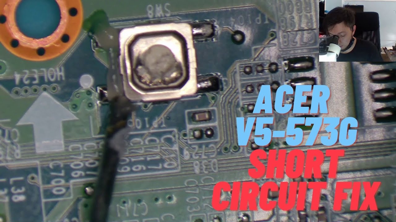 Acer Aspire V5-573G Repair - troubleshooting and short fix