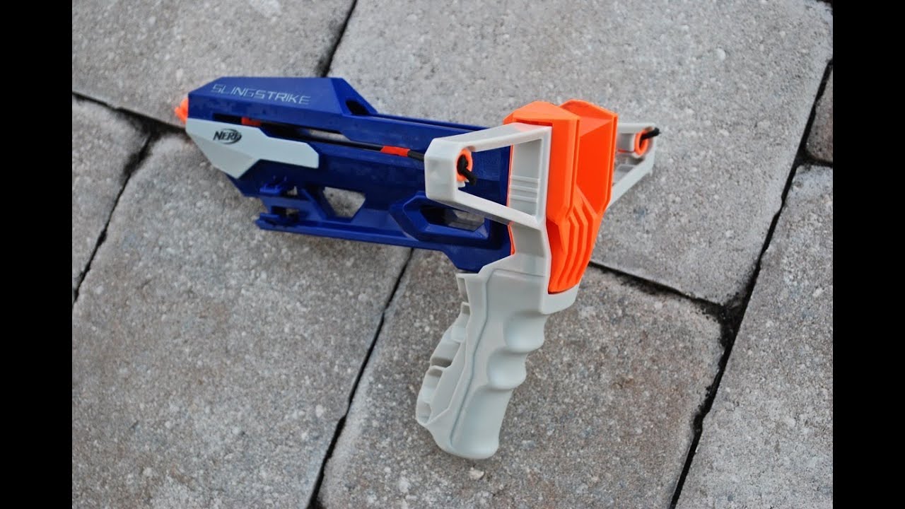 [REVIEW] Nerf Elite Slingstrike Unboxing, Review, & Firing Test