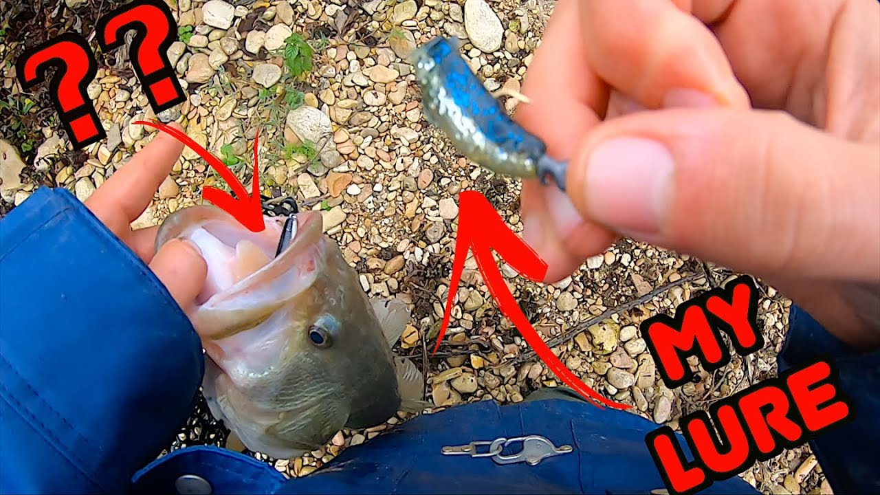 Pesco un pesce CON GIA' UN ALTRO ARTIFICIALE IN BOCCA, INCREDIBILE! Sfida Invernale di Bassfishing