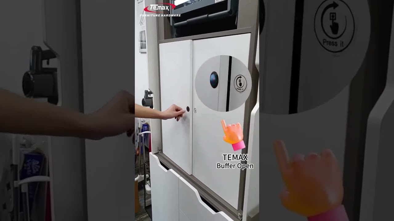 🔧 Soft Open Push Latch✅ Adjustable & magnetic✅ Smooth cushioning✅ Easy install, detachable base✅