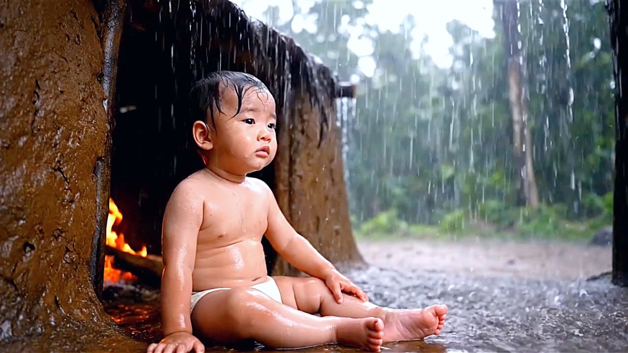 Ai Baby Builds Underground Tunnel From Scratch