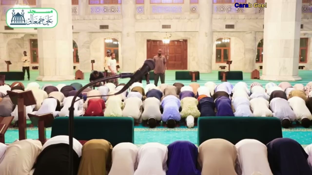 Salaadii Cishaha Masjidka Cali Jimcale Sheq C/Rashiid Sheq Cali Suufi 