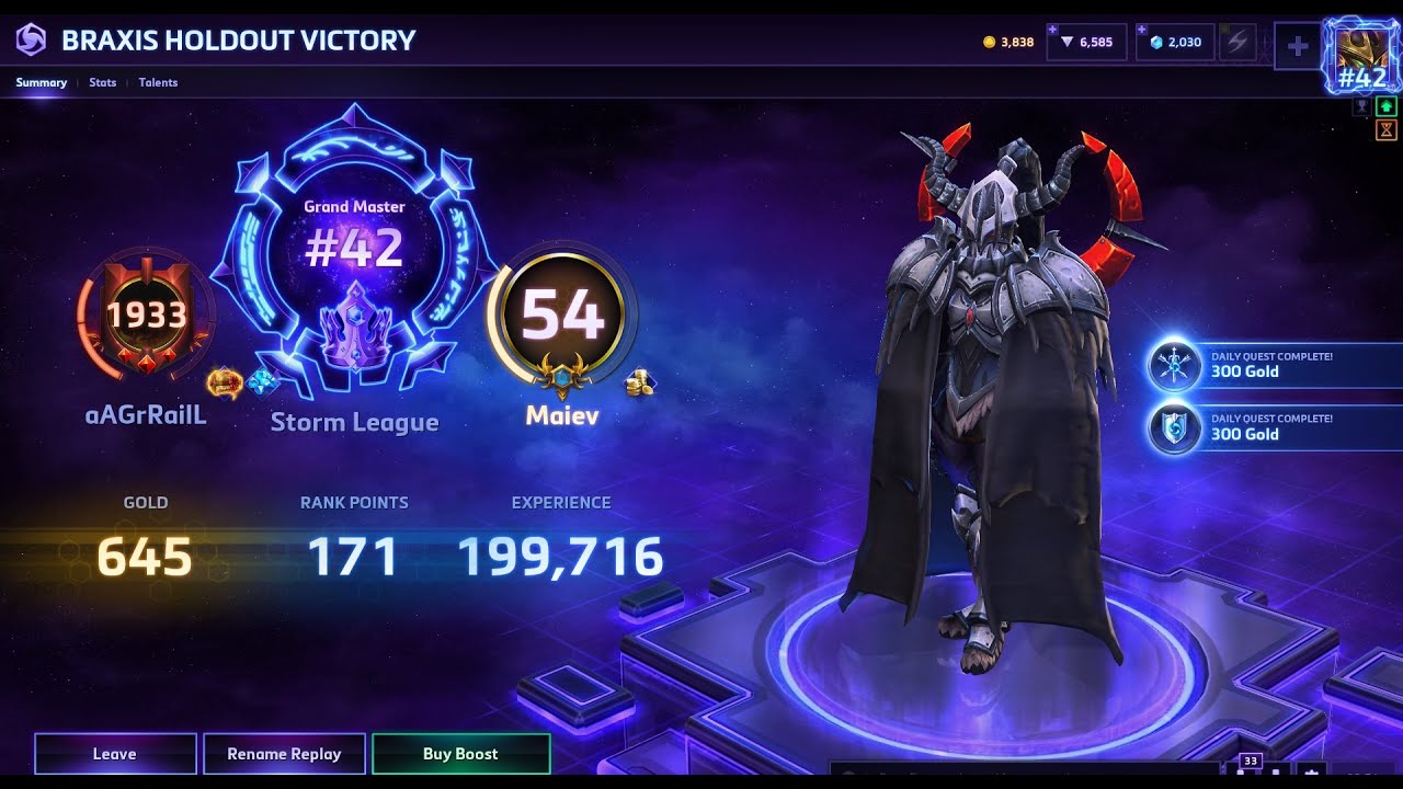 HotS Maiev Grandmaster game