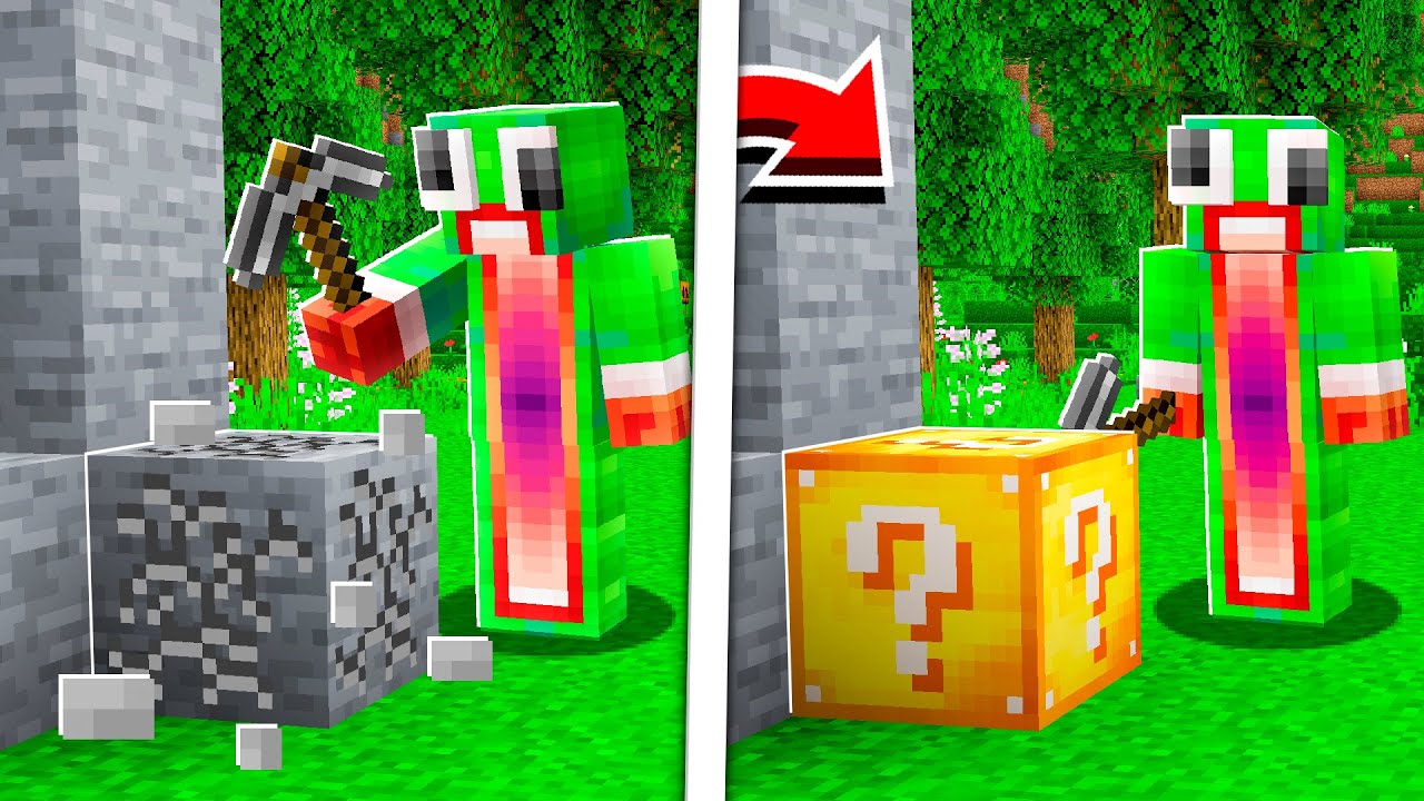 EVERY BLOCK YOU BREAK, TURNS LUCKY...