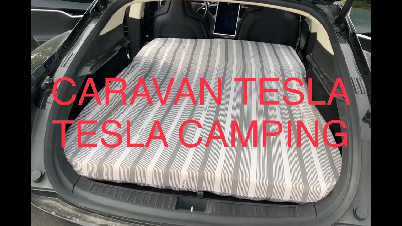 Tesla Model S Camping