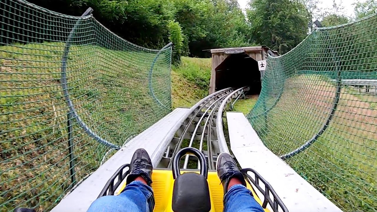 Sommer-Rodelbahn (Onride/POV) Video Rodelpark Bodenwerder 2020