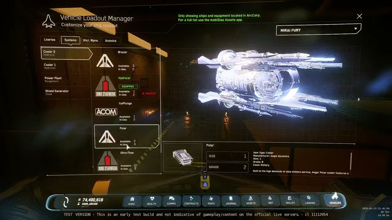 CMDR aRcADe in Star Citizen 4.6 PTU: ... LIVE!!!