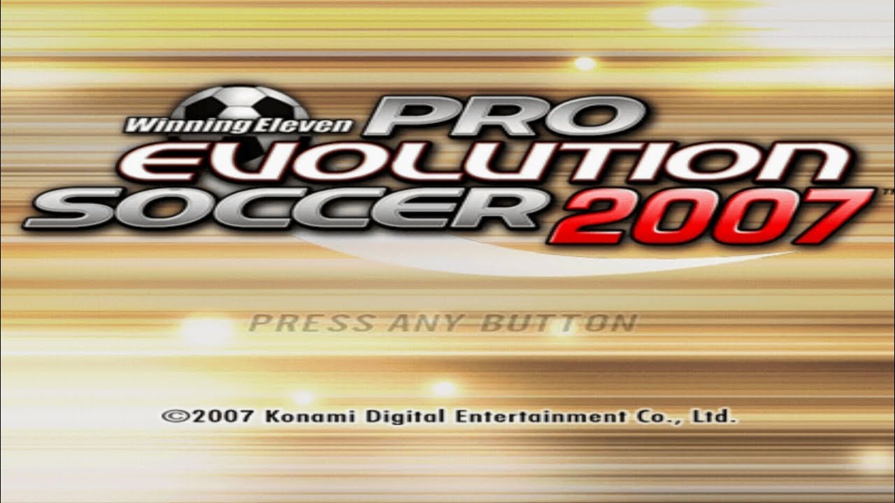 Jogando um Clássico do futebol - Winning Eleven (PES 2007)