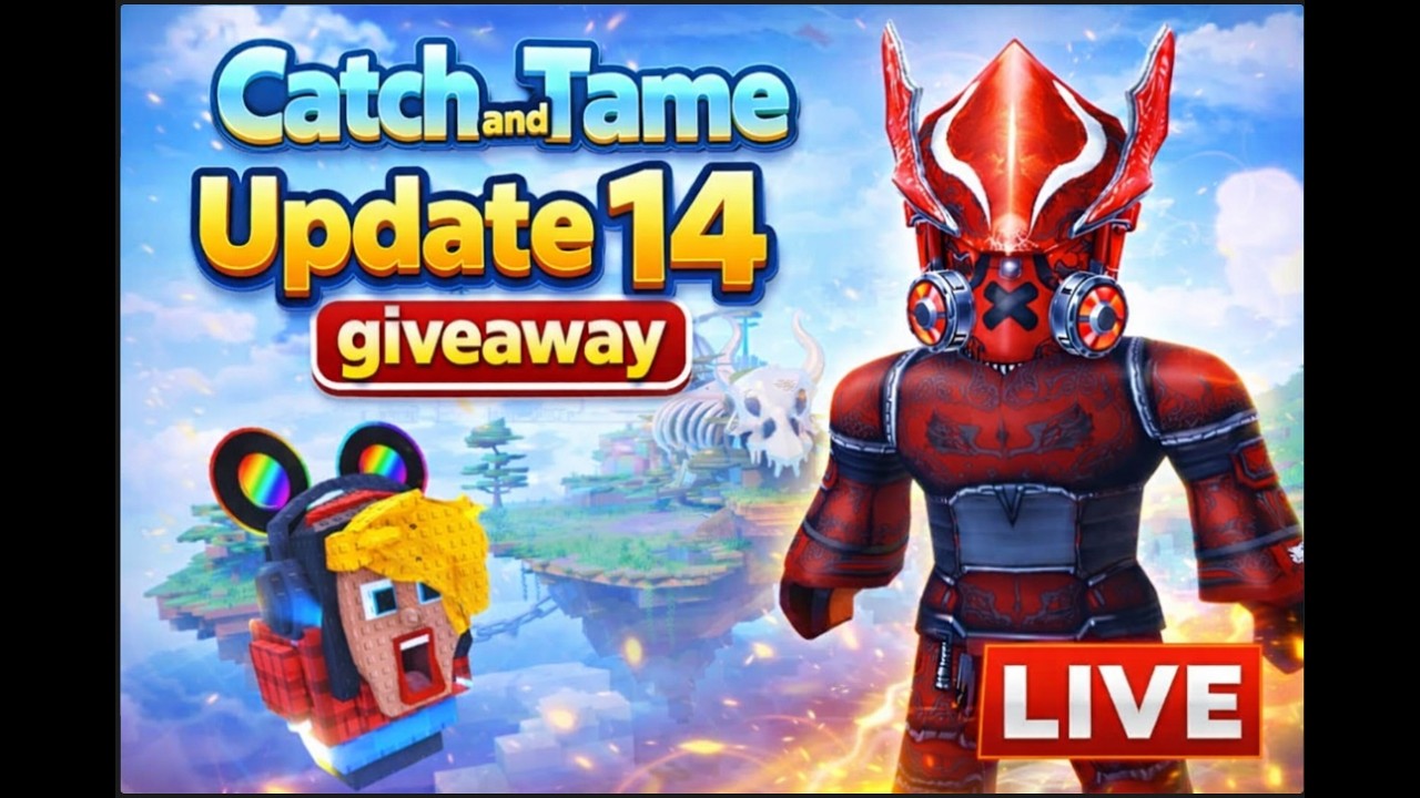 CATCH & TAME UPDATE LIVE! Opening Mythic Eggs + HUGE Pet Giveaway (Flying Update!)