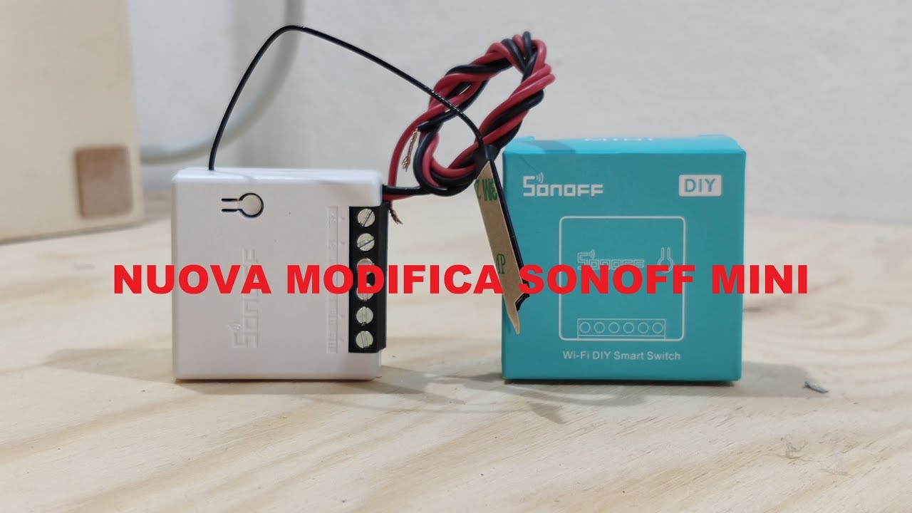 Sonoff Mini modifica per alimentazione 5V DC