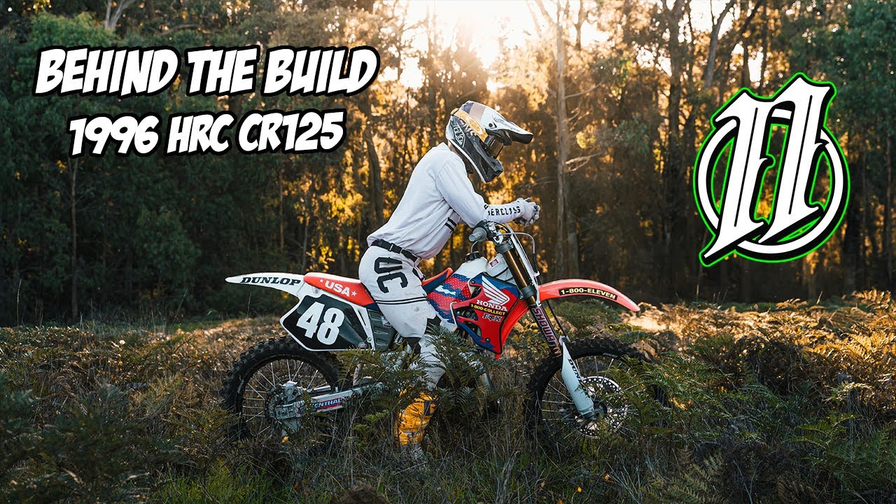 Factory HRC replica 1996 Honda CR125R, EP02 of 'Behind the build'