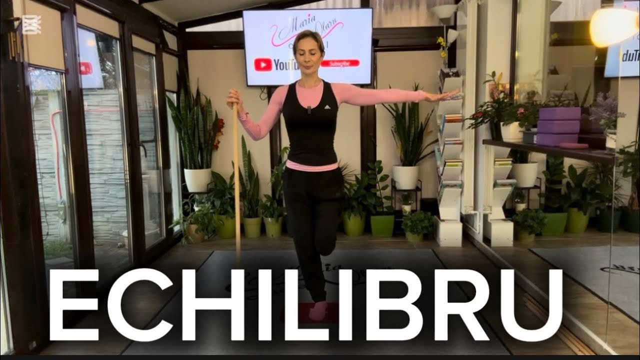 ECHILIBRUL/îmbunătățește/Dezvoltă/Develops/improves BALANCE at home/SENIORI #mariaolaru 