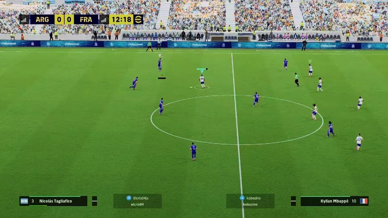France revenge vs Argentina PES 26 online challenge