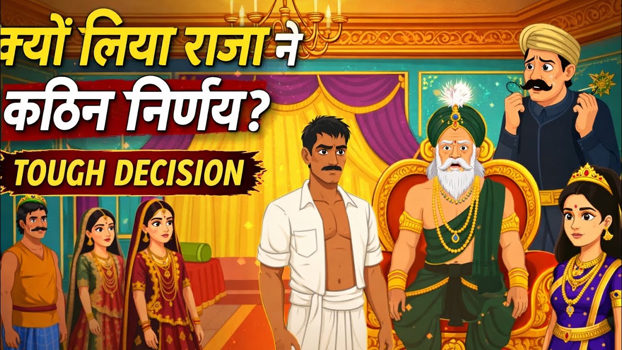 क्यों लिया राजा ने इतना कठिन निर्णय? 😨 | रहस्यमयी राजदरबार की कहानी | Moral Story #youtube #ytshorts