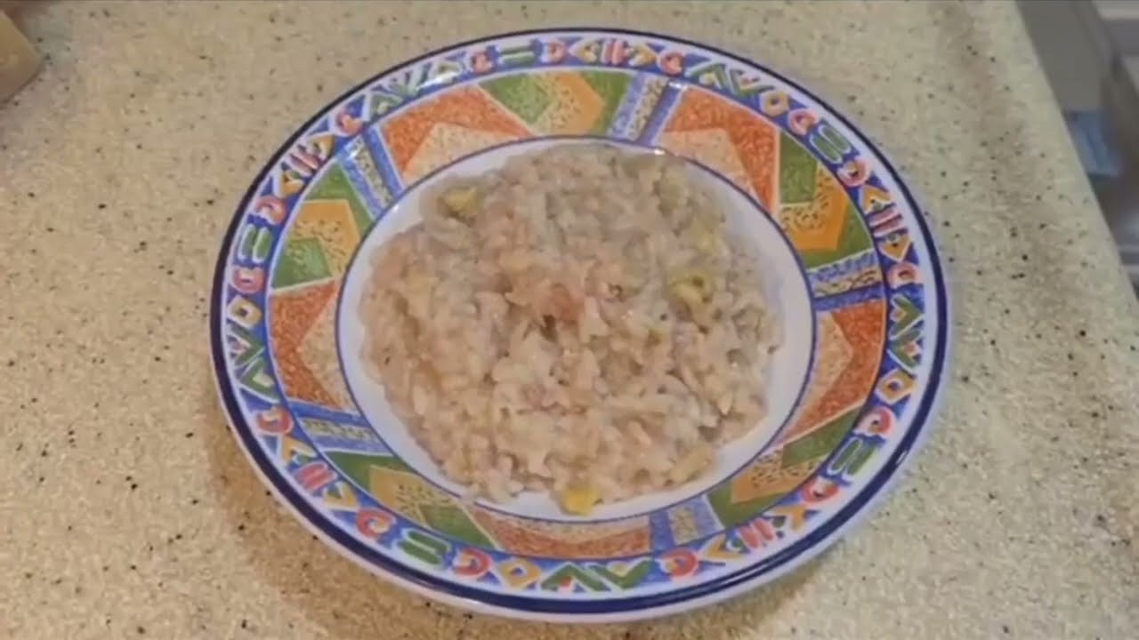 Ризотто с артишоками и ветчиной 