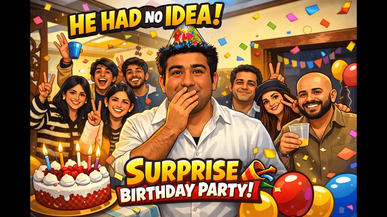 We Threw Binny The Craziest Surprise Birthday Party! ( Delhi Party Vlog )