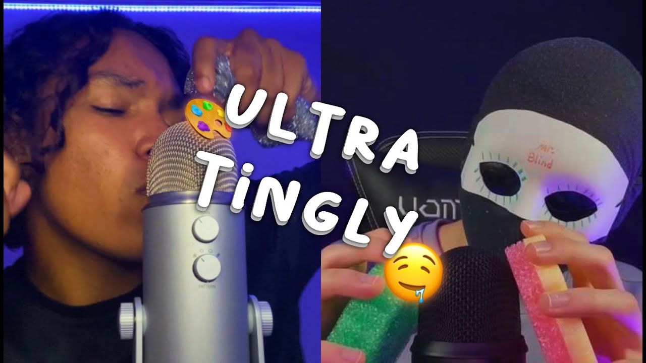 FAST AND AGGRESSIVE ASMR TRIGGERS AND MOUTH SOUNDS (@Mr.BlindMXB  X  @tavioasmr  Collab)