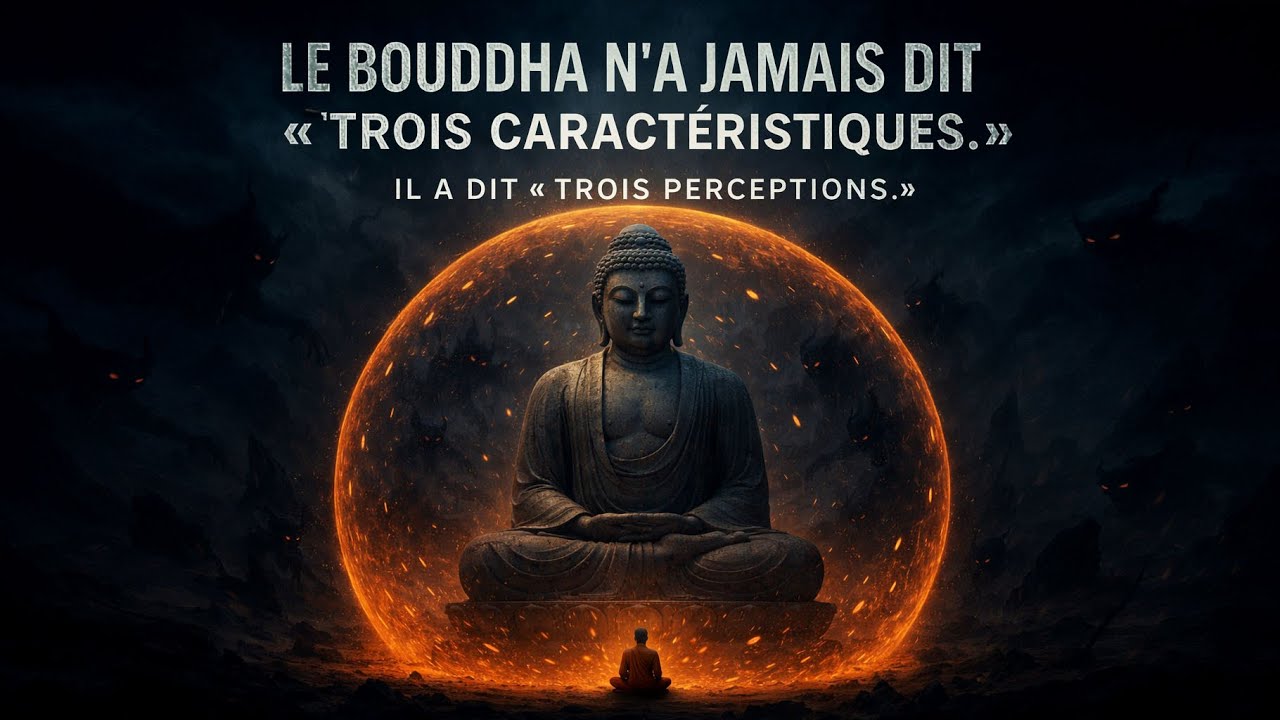 Le Bouddha N’A Jamais Dit « Trois Caractéristiques ». Il A Dit « Trois Perceptions »