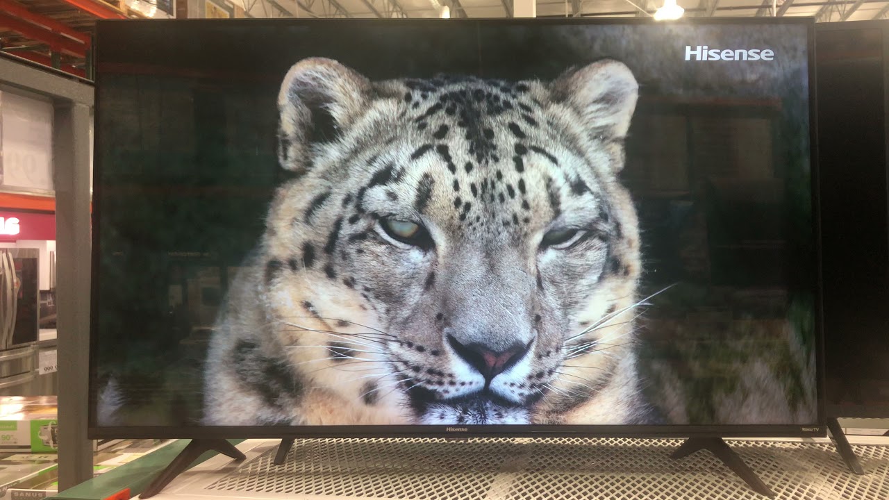 Hisense 43R6090G Roku TV Store Demo Video