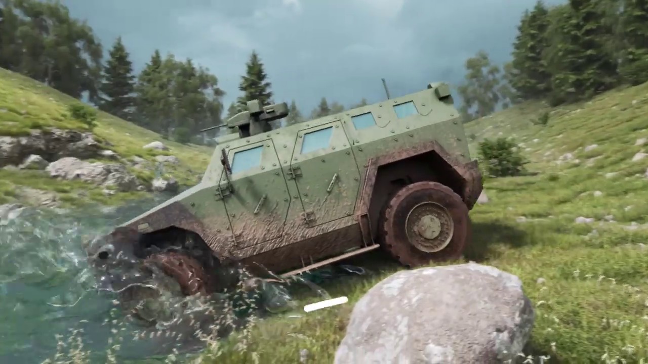 Milosh M16 Armoured vehicle - CG Demo HOLOSCOPE