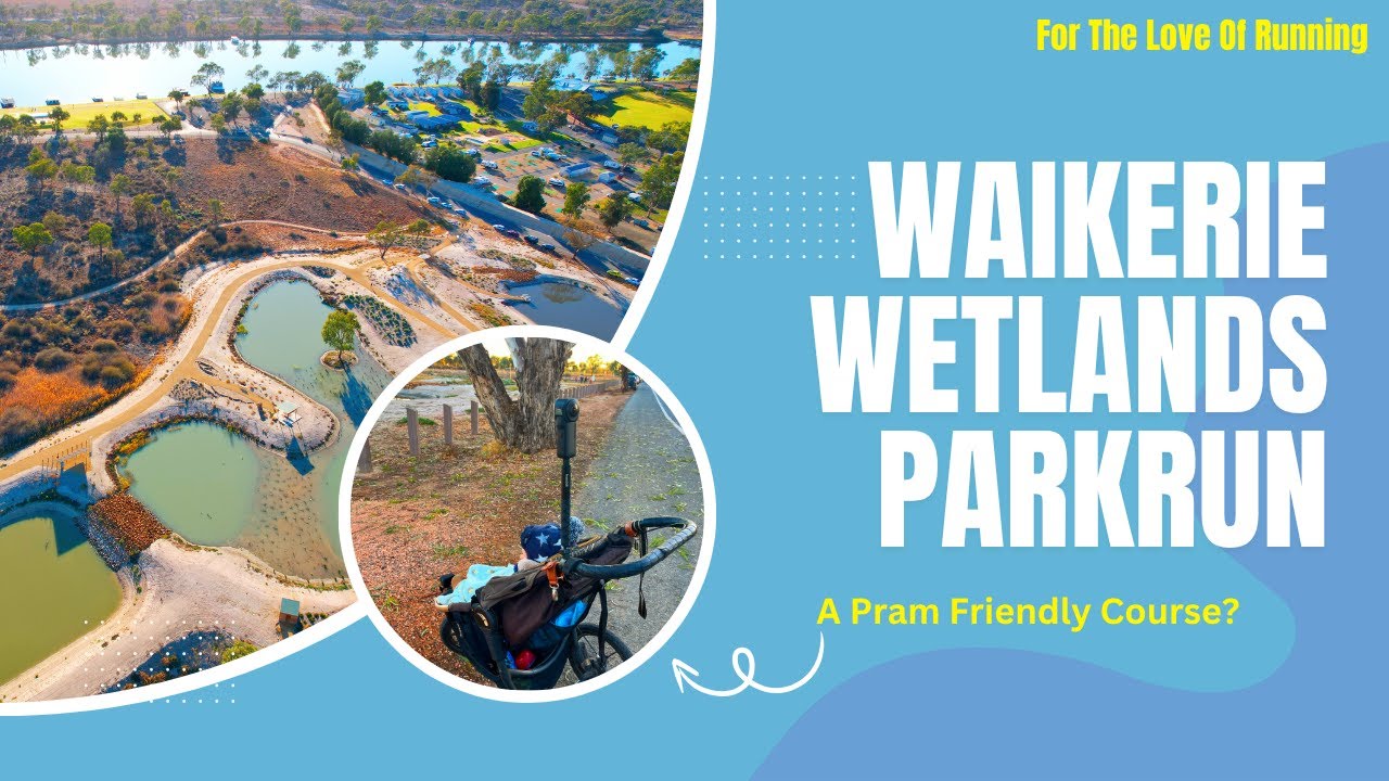 🌿 Waikerie Wetlands parkrun with a Pram – 5 km of family-friendly fun! 🏃‍♀️👶