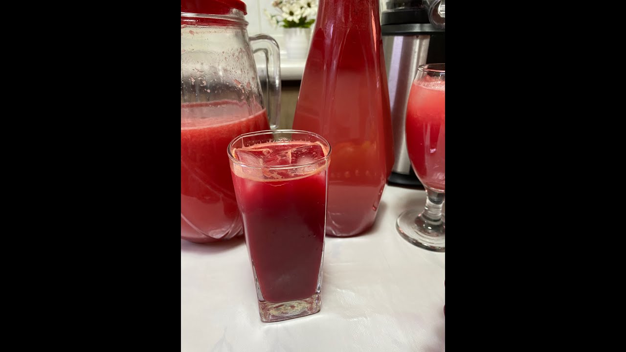 عصير حبحب منعش | Fresh watermelon juice🍹 ام يزيد التركستاني