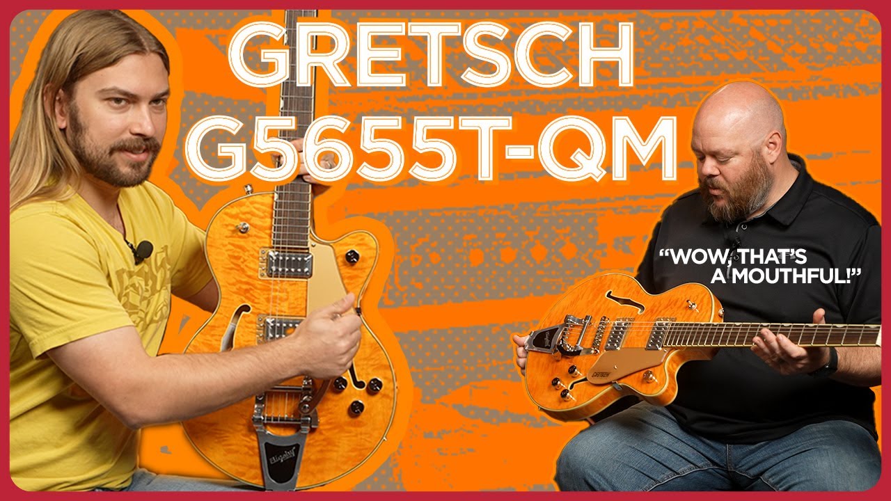 Скучное название, невероятная гитара! Gretsch G5655T QM